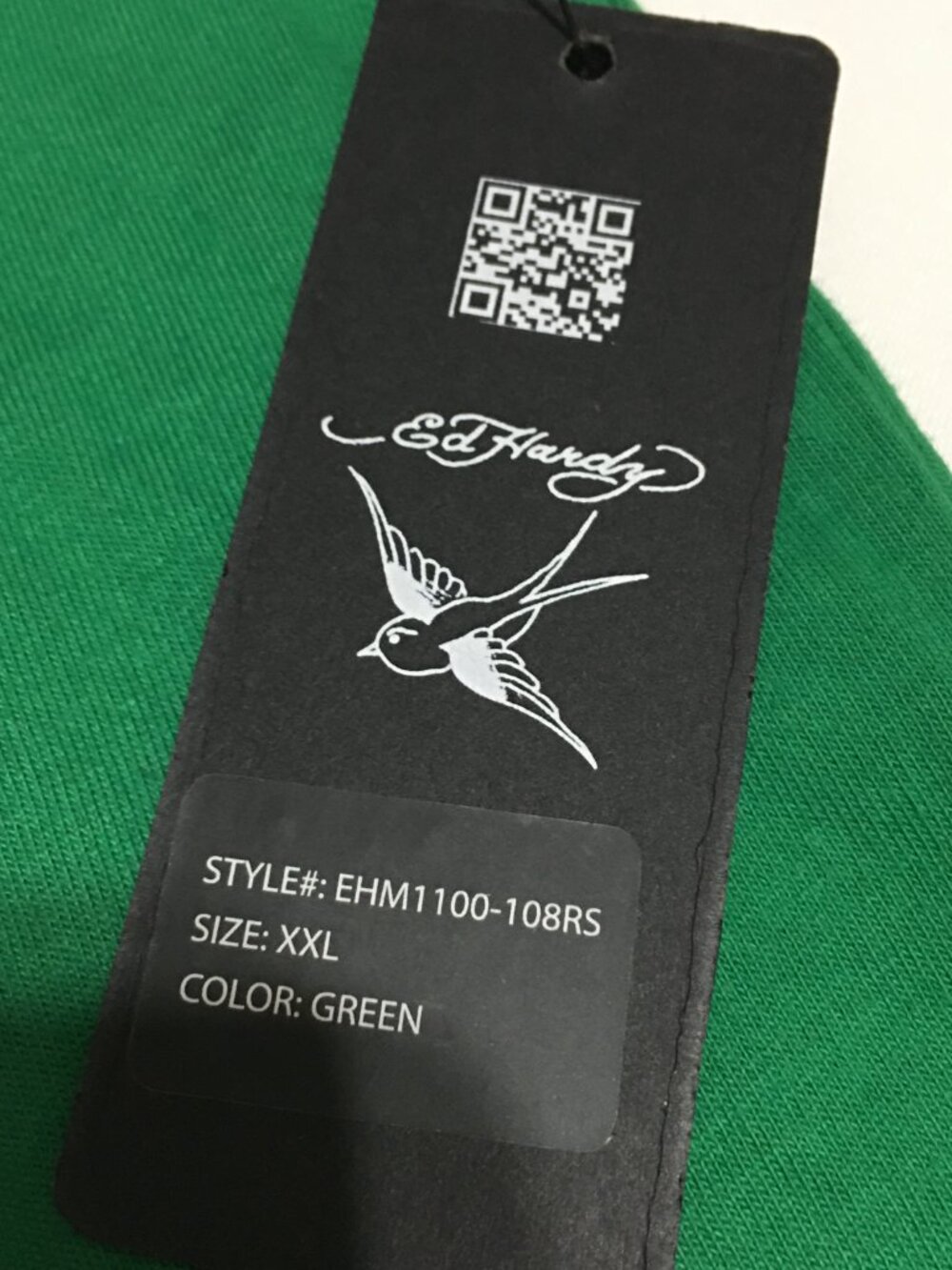 Ed Hardy Shirt Men's XXL Bulldog Graphic Print Rhinestones Tattoo Y2K Streetwear - Picture 2 of 8